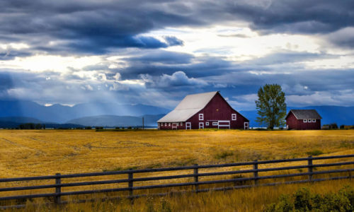 Gallatin Valley, Montana Barn